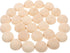 SUPVOX 30pcs Split Wood Balls Unfinished Half Wooden Balls to Paint DIY Christmas Ornament Crafts 30mm...