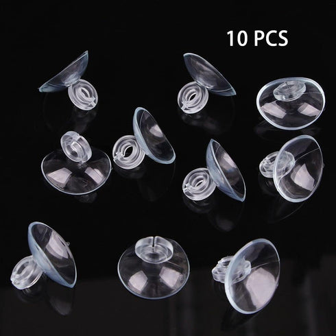 10Pcs Black Aquarium Suction Cup,Cup Holder Sucker Tube Sucker Clear Airline Tube Clips Holders Clamps for Fish Tank Tubing Air Pump Accessories...