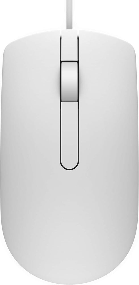 Dell MS116 Optical USB Wired Mouse - White...