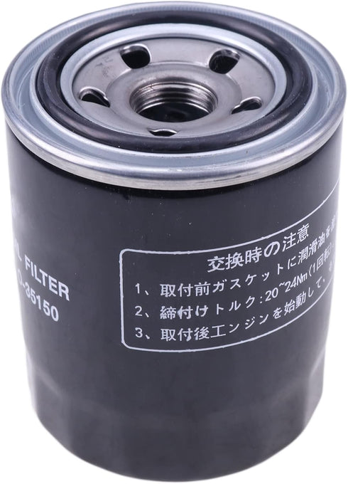 Oil Filter MIU800650 Replacement for John Deere Excavator 27D 35D 35G 50D 50G 60D 60G 75G 85G Loader 318E 319E 320E 323E 326E 328E 329E 332E 333E ...