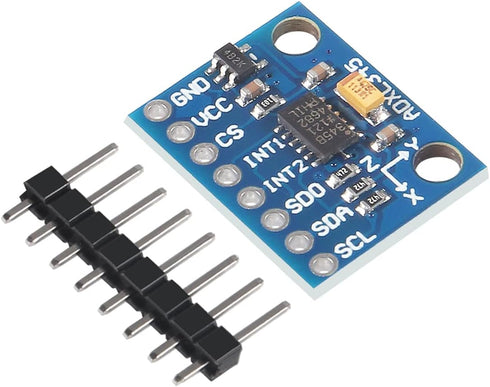 3PCS GY-291 ADXL345 3-Axis Digital Acceleration of Gravity Tilt Module with IIC SPI Transmission for Arduino (3PCS)...