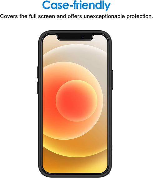 JETech Screen Protector for iPhone 12/12 Pro 6.1-Inch, Tempered Glass Film, 3-Pack......