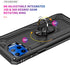 Motorola One 5G Cellular Phone Case, Hybrid Hard PC Soft TPU Shockproof Protective Case, Ring Car Mount Kickstand, Black...