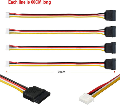 Hard Drive Power Switch Module for 2.5/3.5 inch SATA HDD/SSD, SATA Switch, HDD Power Switch Hard Drive Selector?Controls up to Four HDDs...