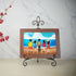 LIONWEI LIONWELI Large Iron 10 inch plate stand Holder Picture Frame stand Easel Display stand Black...
