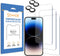 Scooch (5-in-1 iPhone 15 Screen Protector (3-Pack) with Camera Lens Protector (2-Pack) Premium 9H Tempered Glass, Anti-Scratch, Anti-Fingerprint, ...