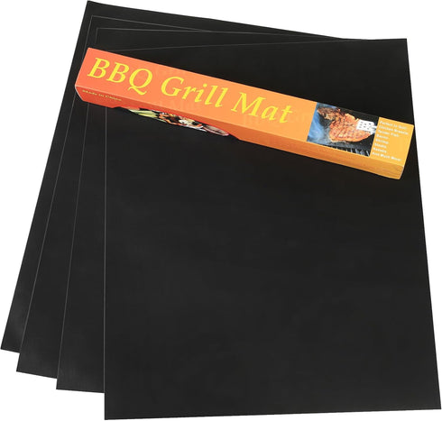 oven mat for bottom of oven, 4 Pcs BBQ Mat, Nonstick Grill Mats, Oven Liners for Bottom of Oven, Teflon Oven Mat Heat Resistant Reusable for Grill...