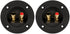 Goldwood Sound Speaker Box Terminal Cups 2 Round Power Speaker Terminal Plates Black (RGT-5050-2)...