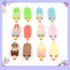 Fundiyoug 30 Pcs Ice Cream Charm Rainbow Resin Ice-Lolly Pendants Mini Popsicle Flatback Charms for DIY Earring Keychain Necklace Bracelet Jewelry...