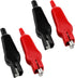20A Insulated Alligator Clips Electric Circuit Test Alligator Clips Heavy Duty Alligator Clip Experimental Jacket Test Clip (2 Black, 2 Red) -4PCS...