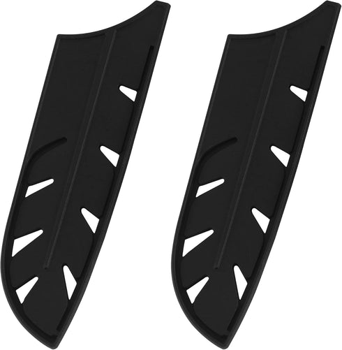 XYJ 2pcs/set Safety Knife Covers Sleeves Knives Edge Guard, Universal Knife Sheath, Santoku Knife Case Blade Guards Protector Black Kitchen Knife ...