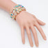 Lavencious Infinity Shape Rhinestone Stretch Bracelet Evening Party Jewelry 7”...