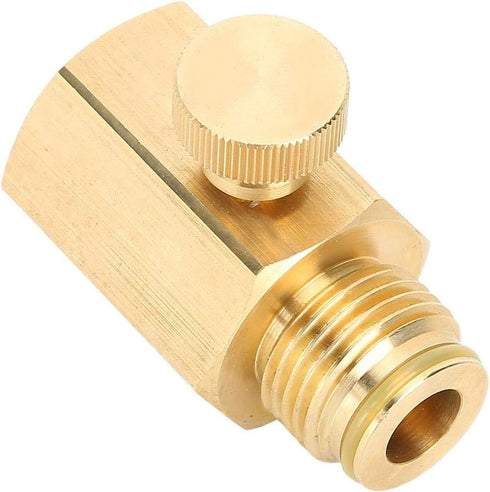 Brass Soda Cylinder Adapter Valve Female Thread TR21-4 to Male Thread G1/2 Conversion Kit for Homebrewing...