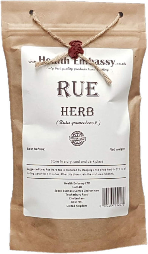 Health Embassy Rue Herb (Ruta graveolens) 100% Natural (100g)...