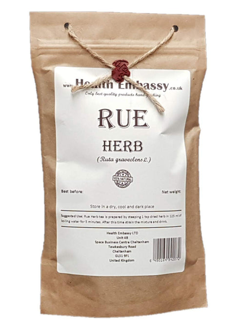 Rue Herb (Ruta graveolens) - Health Embassy - 100% Natural (50g)...