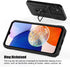 for Samsung Galaxy A14 5G Case, Shockproof Phone Case & Sliding Camera Cover & Ring Holder Kickstand with Screen Protector for Samsung Galaxy A14 ...