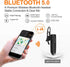 Link Dream Bluetooth Earpiece for Cell Phones Wireless V5.0 Hands Free Headset Noise Canceling Mic 24Hrs Talking 1440Hrs Standby Compatible with M...