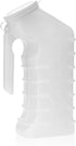 Dealmed Male Urinal with Attached Cover – Portable Urinals for Men with Translucent Receptacle, Shields Odors and Avoids Spills, 1 Ounce Increment...