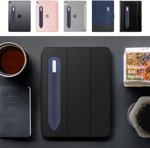 MoKo Pencil Holder Sticker Fit Apple Pencil Pro, Apple Pencil (USB-C), Apple Pencil 1st/2nd Generation, Elastic Pencil Pocket Pouch Adhesive Sleev...