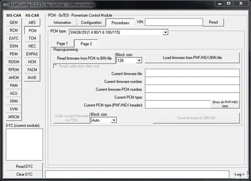 OBD2 Adapter FORSCans VINT-TT55502 ELMconfig ELM327 Modified VINTscan for All Windows Compatible with Ford Cars F150 F250 and Light Pickup Truck S...