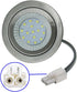 2-Pack 1.5W LED Cooker Range Hood Bulb Light 12V DC 60mm Hole Closet Light Undercabinet Light Recessed Downlight Clear Glass 20W Halogen Equivalen...