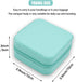 MODENGKONGJIAN Mini Jewelry Travel Case, PU Leather Travel Jewelry Organizer Box, Small Portable Portable Jewellery Storage Holder for Womens Ring...