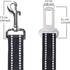 Dog Collar Safety Clip,2 Pack Dog Seatbelt for Car,Adjustable Dog Car Tether,Prong Collar Safety Clip,Reflective Nylon Backup Collar Clips,Pet Sea...