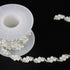 Jerler 1 Yard Pearl Rhinestone Trim, Inlaid Pearl Beaded Chain, Crystal Applique Ideal for DIY and Wedding Party Decoration Bridal Embellishments,...