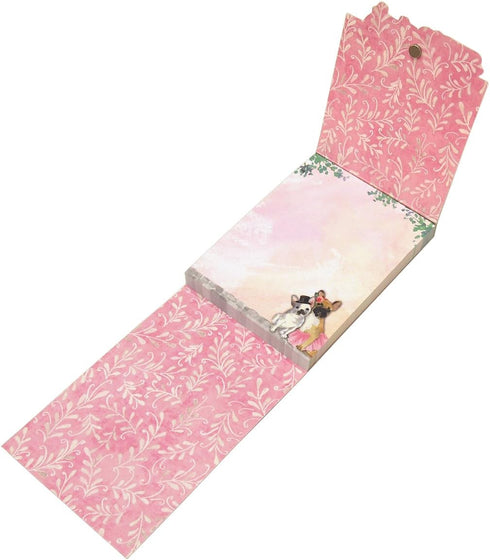 Punch Studio French Bulldog Couple Pocket Notepad (42385) 3-x-4-Inch...