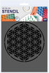 Mandala Stencil - A4 Mandala Stencil for Furniture, Walls, Floors - Mandalas for DIY Home Decor - Reusable Kids Friendly DIY Mandala Stencil for P...
