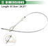 Motoforti Engine Oil Dipstick Indicator, Oil Dipstick Replacement, for Mitsubishi Lancer 2008-2017, Metal Plastic, No.1255A068, White...