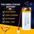 3.7V 1000mAh 102050 Lipo Battery Rechargeable Lithium Polymer ion Battery Pack with PH2.0mm JST Connector...