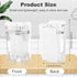 60 Pieces Plastic Self-Adhesive Clips Clear Wall Tapestry Clip Small Hanging Spring Sticky Clips for Photo Posters Document Paperwork Flag Home Of...