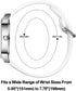 Nurse Watch for Nurses,Nursing Students,Medical Professionals,Doctors,with Variety Colors,Second Hand and 24 Hour,Soft Breathable Colour Silicone ...