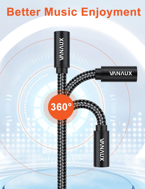 VANAUX Optical Extension Cable Digital Toslink Male to Female S/PDIF Cords Compatible with Home Theater, Sound Bar, TV, PS4, Xbox, PlayStation & M...