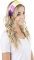 Tulip Headbands 2 Pack Tie Dye Accessory, 2 Count (Pack of 1), White...