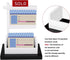Real Estate Business Card Holder Display Sold Sign for Realtor Business Desktop Business Card Storage Agent Office Reception Holds 3.54 x 2.16 inc...
