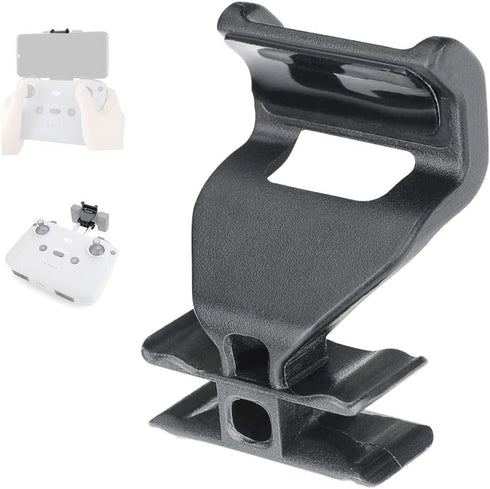 RCGEEK Cellphone Clip Mount Holder Extender Kit Compatible with DJI Air 3 / Mini 3 Pro/Mini 2 / Air 2 2S / Mavic 3 Drone Controllers Removeable Ex...
