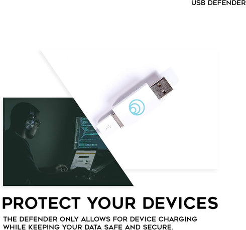 | Data Blocker | Blocks Unwanted Data Transfers | Protects Smartphone & Tablets From Public Charging Stations | Hack Proof, 100% Guaranteed...