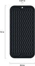 Silicone Dish Drying Mat, Non-Slip Easy Clean Sink Mat Large Heat-resistant Dish Drainer Mat for Kitchen Counter, Sink, Refrigerator or Drawer lin...