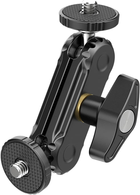 ULANZI Magic Arm with Double Ballhead 1/4" Screw, Compatible with Universal Monitor Mount for Camera, Video Shooting Photography Accessories Micro...