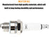 5pcs Spark Plug Z4C for 49cc 50cc 66cc 70cc 80cc 2-Stroke Engine Motorized Bicycle Moped Scooter Yamaha JOG50 90 ZX50 DIO50 Suzuki AG100 QJ50 DX10...