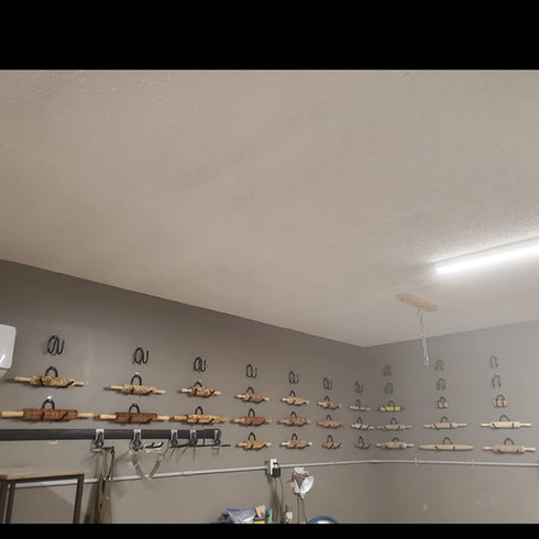 YYST Rolling Pin Holder Rolling Pin Display Rack Rolling Pin Storage - Hardware Included - No Rolling Pin-4/PK...