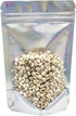 50 Pieces 4.3x6.3 inch Resealable Stand Up Zipper Lock Bags Heat Seal Pouches Gusset Bottom Clear Foil Food Storage Packaging Bag...