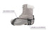 Ice Gripster Treads Nonslip Traction Cleats for Snow and Ice, Anti-Slip Overshoe Crampons with Adjustable Cinch Cord, 10 Carbon Steel Studs for Se...