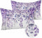 Purple Eucalyptus,Romantic Elegant Flower Leaves Herbs Outdoor Pillow Cover 12x20 Inch Cushion Sham Case, Waterproof Decorative Lumbar Throw Pillo...