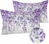 Purple Eucalyptus,Romantic Elegant Flower Leaves Herbs Outdoor Pillow Cover 12x20 Inch Cushion Sham Case, Waterproof Decorative Lumbar Throw Pillo...