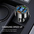 Car Charger,4 Ports Super Fast Car Charger Adapter with Voltmeter,QC3.0/Super Port Cigarette Lighter USB Charger Compatible with Samsung Galaxy S2...