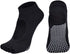 2 Pairs Toeless Yoga Socks Non-Slip Grips for Pilates Ballet Dance Barefoot Workout Cotton Open Toe Sports Socks...