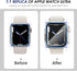 Ultra Look - Fullife 2 in 1 Compatible with Apple Watch Case Series 9 45mm Waterproof Screen Protector, Front & Back Full Protective Bumper Face C...